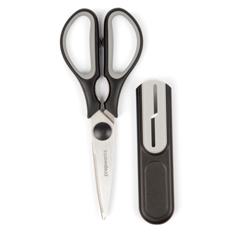 Kitchen Scissors with Sharpener - Progressive Prepworks