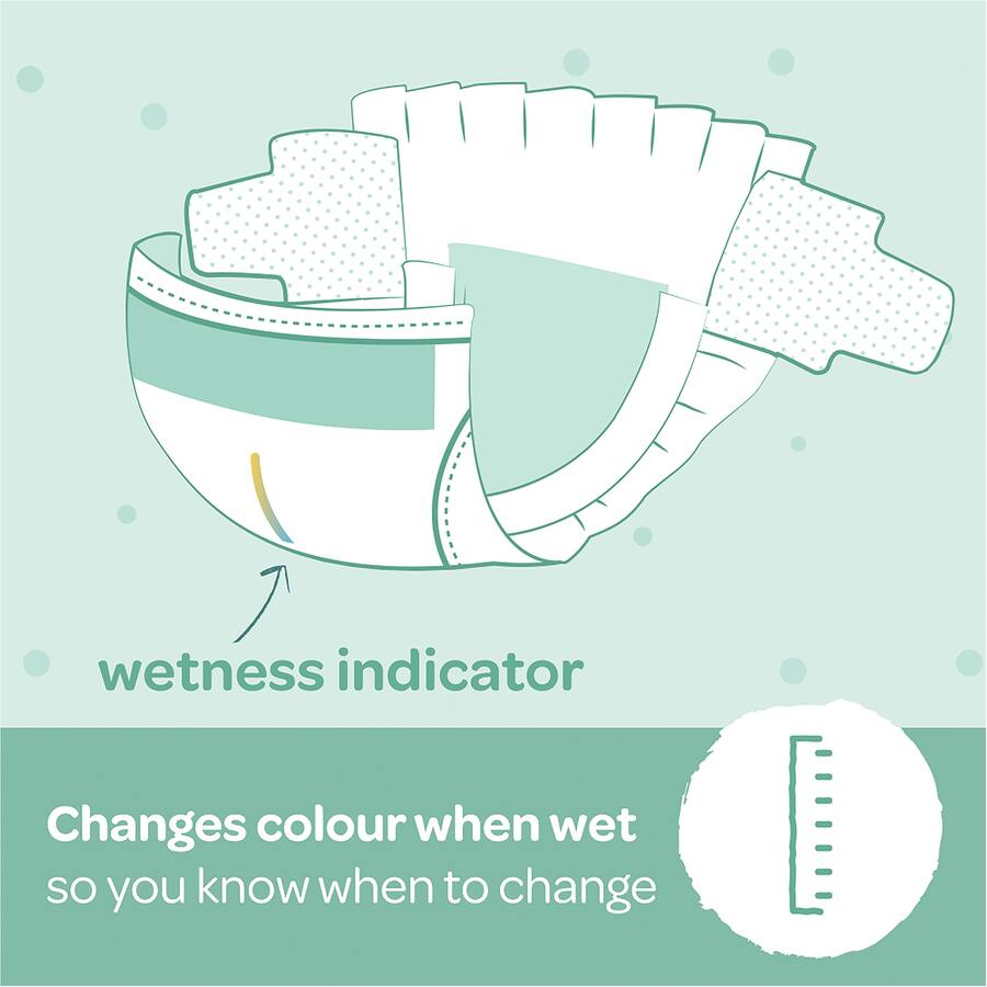 Huggies Newborn Nappies Boys & Girls Up To 5kg Size 1 108pack