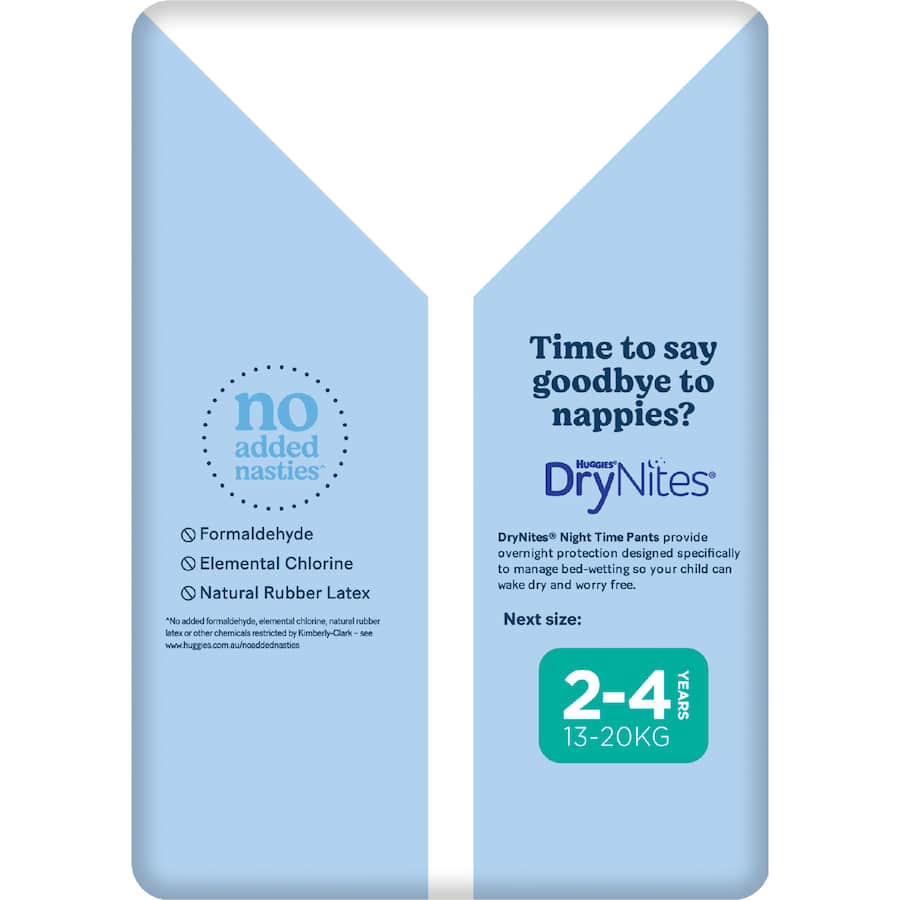 Huggies Ultra Dry Nappy Pants Junior Boys 15kg+ Size 6 24pack