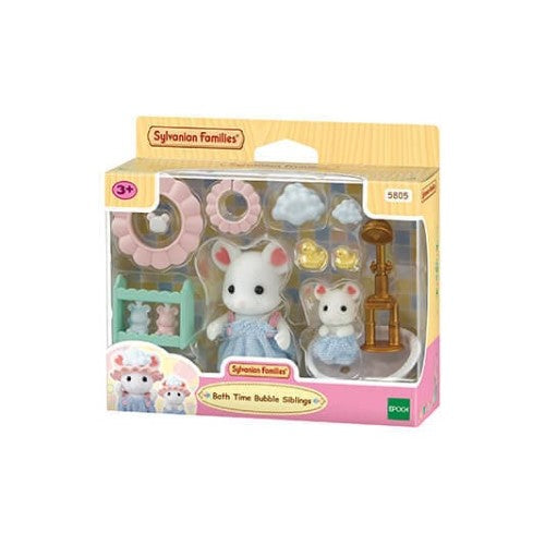 Sylvanian Families Play Set - Bath Time Bubble Siblings