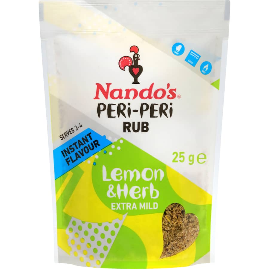 Nando's Peri Peri Rub Lemon & Herb Sachet 25g