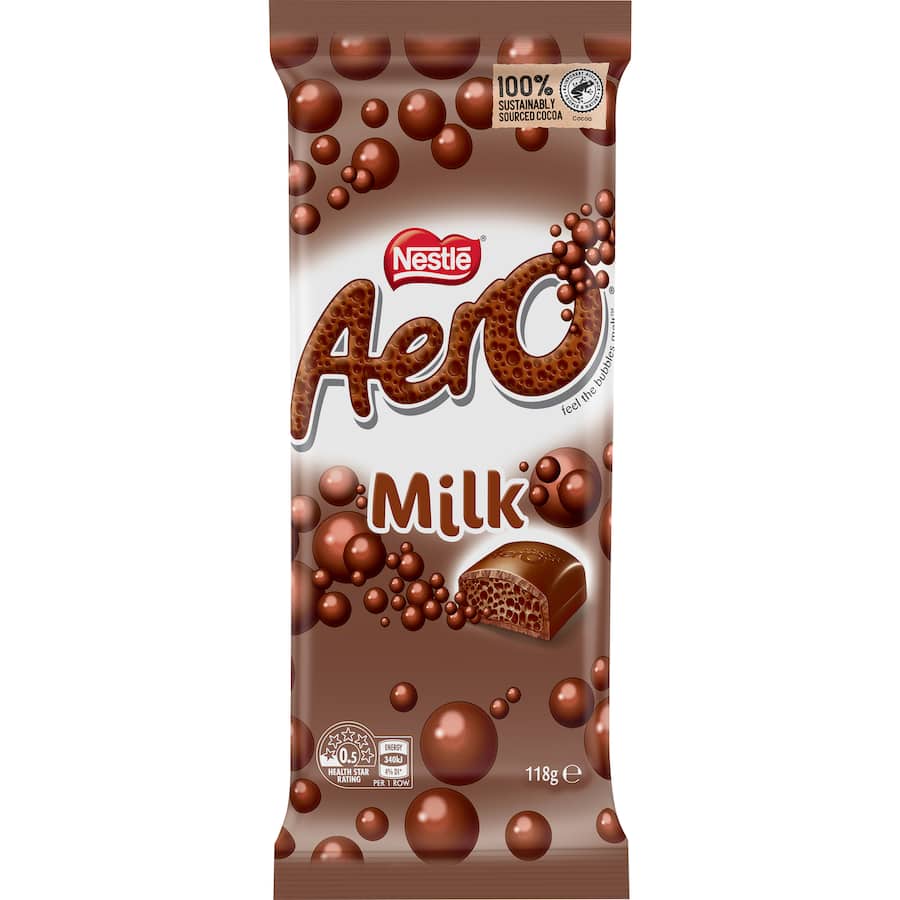 Nestlé Aero Chocolate Milk Block 118g