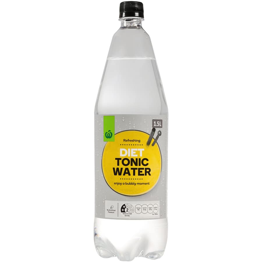Woolworths Mixers Diet Tonic Water 1.5L