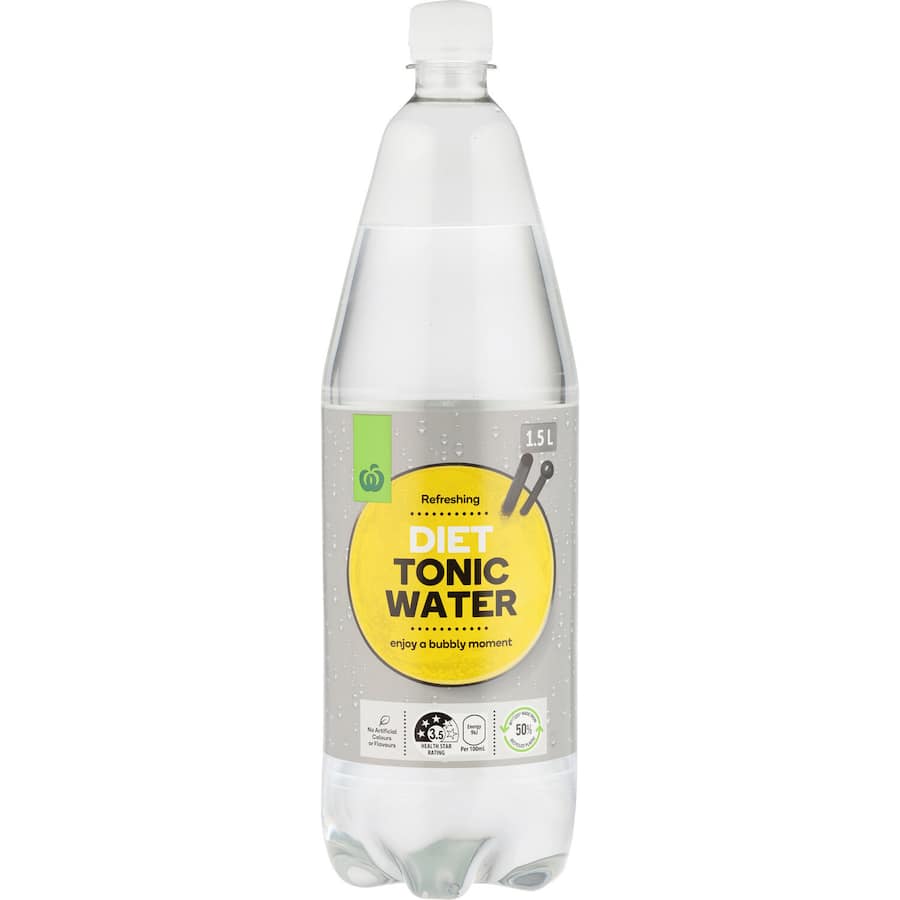 Woolworths Mixers Diet Tonic Water 1.5L