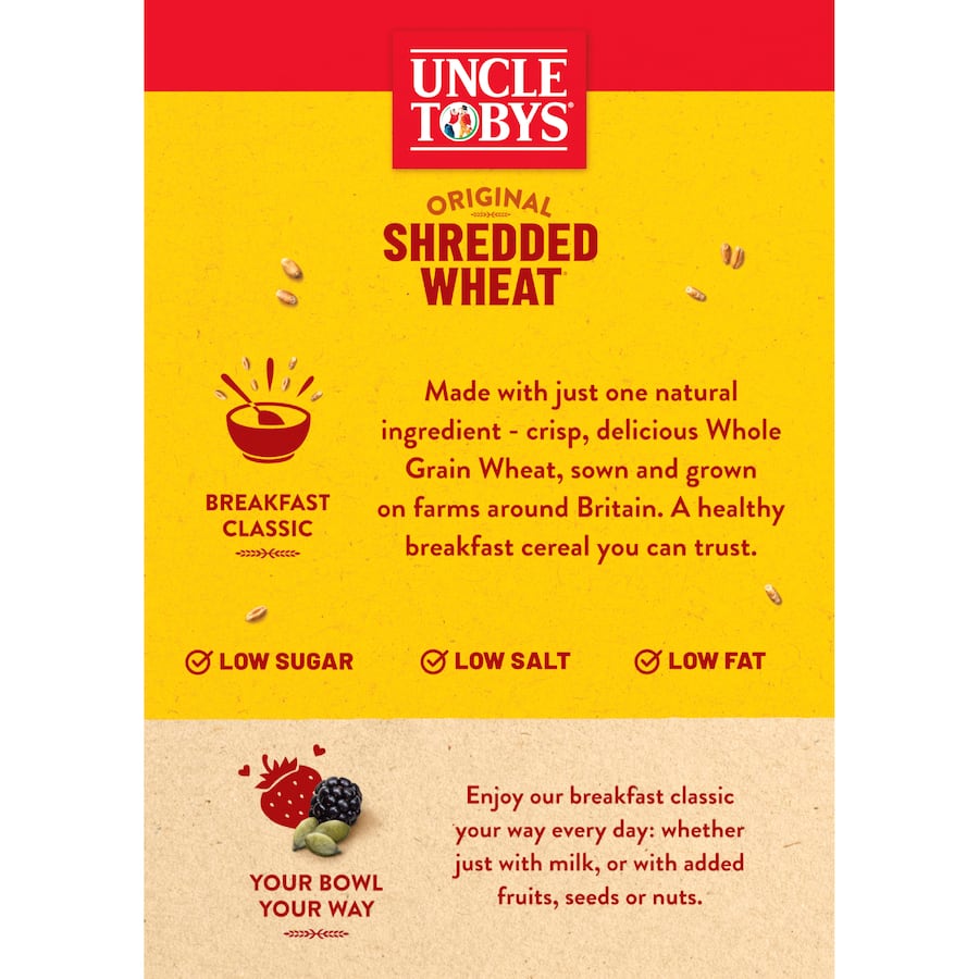 Uncle Tobys Cereal Shredded Wheat - 360g