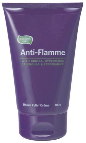 Anti-Flamme 100g tube, an anti-inflammatory cream that soothes muscle and joint pain, promoting quick healing and mobility.