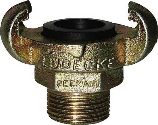 Ludecke Claw Coupling Type A 2 Lug Male 25mm-Each