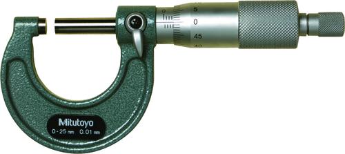 MITUTOYO Outside Micrometer 0-25mm 103-137