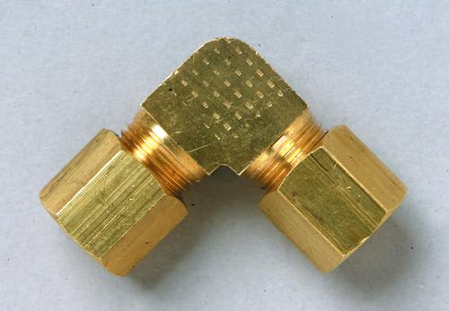 ELBOW DOUBLE COMP BRASS 6508 1/2"