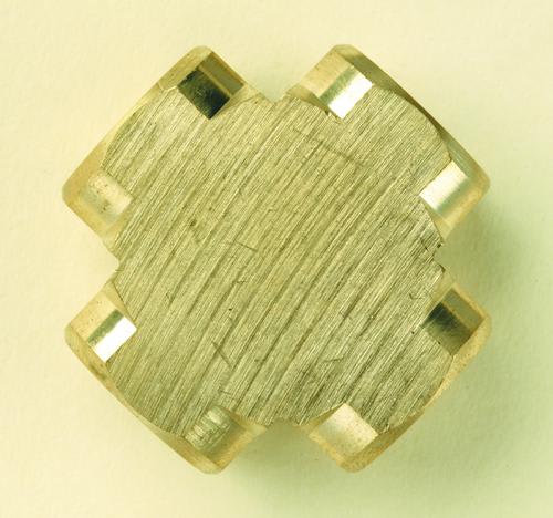 CROSS FEMALE BRASS 390002 BSP 1/8"