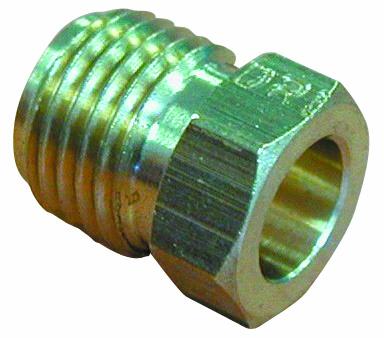 NUT INVERTED FLARE BRASS 10504 1/4"