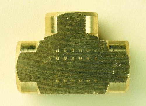 TEE BRASS 370006 BSP 3/8"