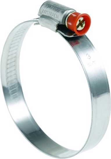 JBS Hose Clamp Heavy Duty Zinc Plated Steel Screw-160 - 180mm (Each)