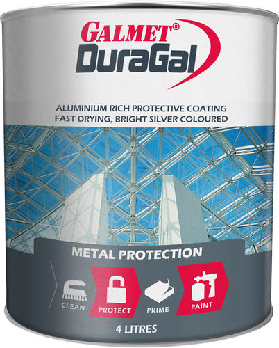 Galmet Duragal Silver Anti-Corrosive Paint 4L (Each)