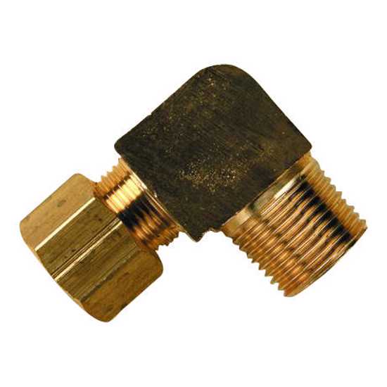 ELBOW BRASS METRIC M690604 6MMX1/4" (Each)