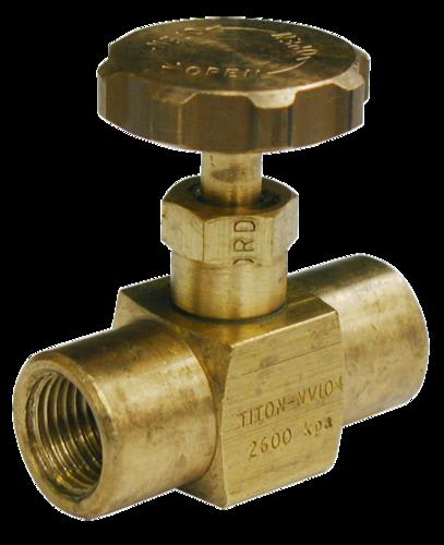 Titon NV104 - 3/8" Needle- Brass- Threaded Female