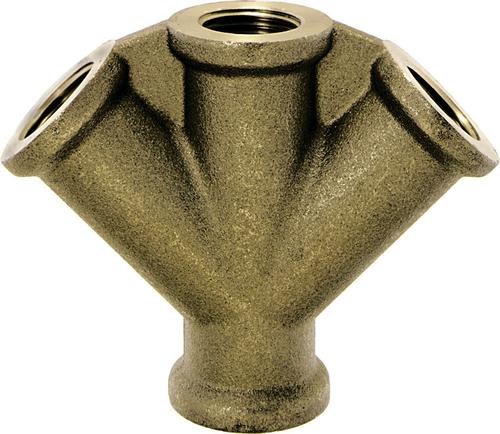 Ludecke brass distributor 4 way 3/8" female BSP (Each)