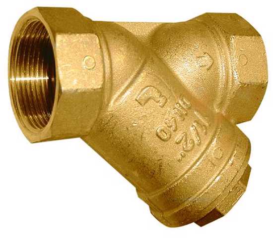 Rub Y Type Strainer - Brass - (Each)