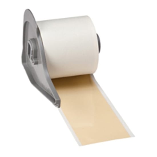 BMP71 Indoor/Outdoor Vinyl Tape in Tan, 50mm x 15m, durable and versatile for various surfaces and challenging conditions.