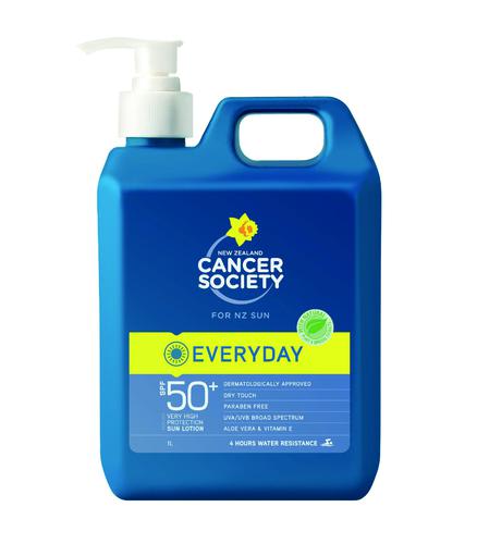 Cancer Society EveryDay Sunscreen Lotion SPF50+ 1000ml