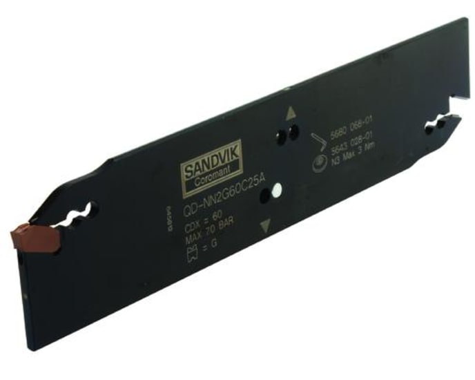 Sandvik CoroCut QD Blade QD-NN2G60-25A, a precision tool for efficient parting in various machining applications.