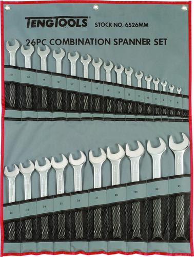 Teng 26pc 6-32mm Combination Metric Spanner Set