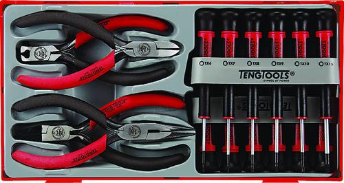 Teng 16pc Mini Plier & Screwdriver Set