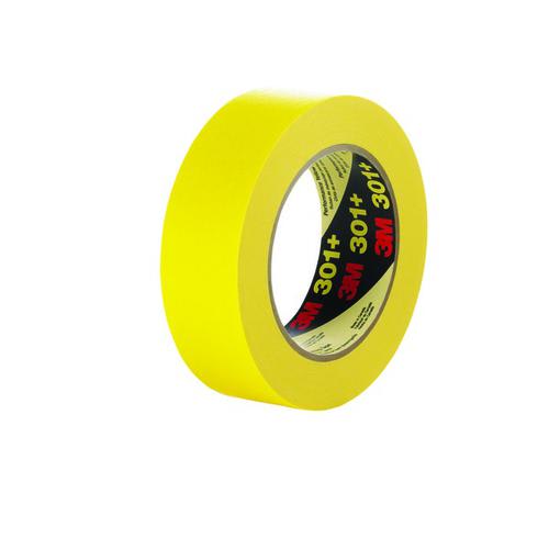 3M 301+ Performance Masking Tape Yellow 36mm x 55m 1 (Roll)