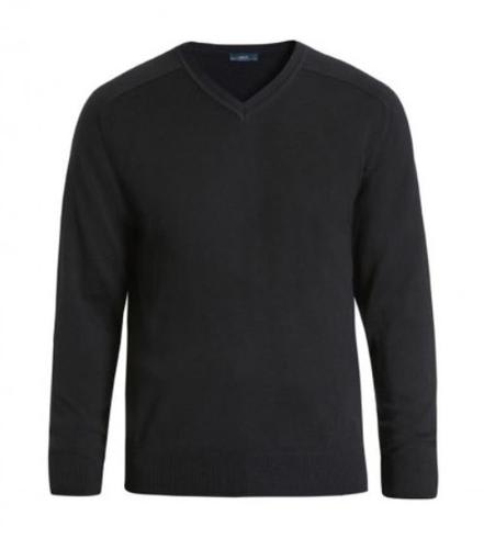 NNT Merino Wool V-Neck Sweater CATE2B - Black (Size: M)