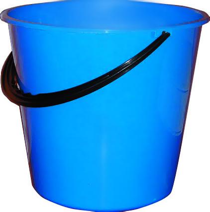 General Purpose Plastic Bucket Blue 9.6 litre (Each)
