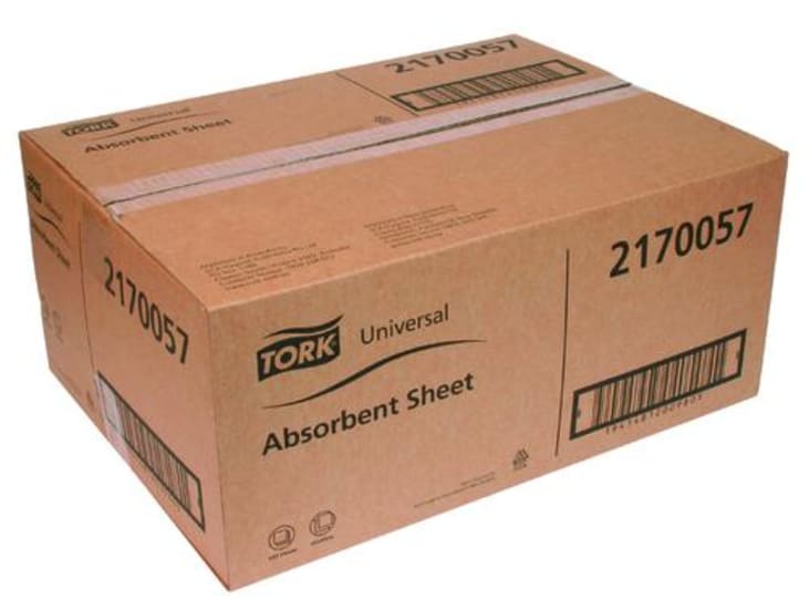 Tork Absorbent Sheet, 1 ply, 40x60cm, case of 100; ideal for incontinence, soft, moisture-wicking, and easy to use.