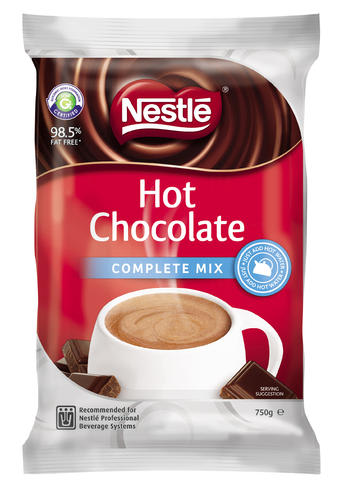 Nestle Hot Chocolate Vending Machine Refill 750g (Pack)