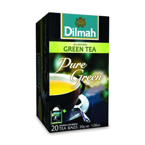 Dilmah Premium Pure Green Tea Enveloped Tea Bags 20 Tea Bags (Pack)