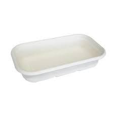 BioPak White Plant Fibre Takeaway Base 1000ml 50 (Pack)