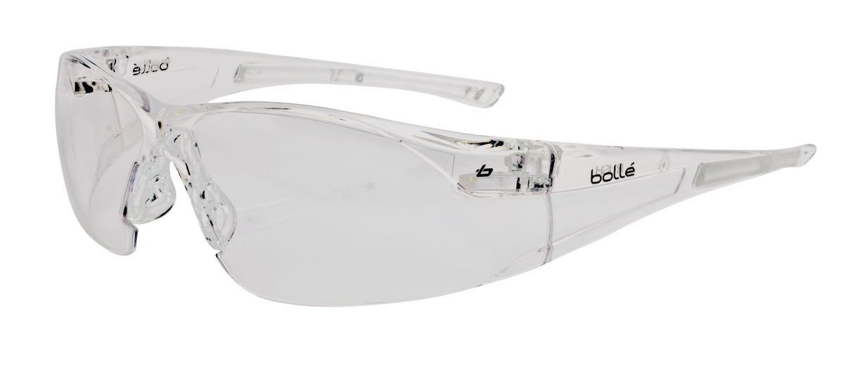 Bolle Rush Safety Glasses, Clear Lens