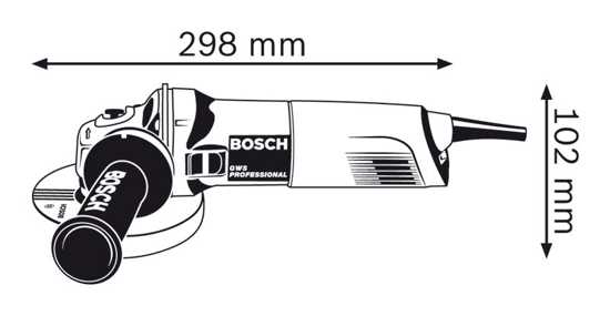 Bosch 1400W Angle Grinder GWS 1400 C (Each)