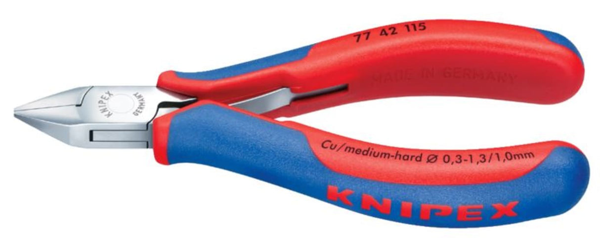Knipex Electronic Pliers 115mm Diagonal Cutter-115mm (Each)