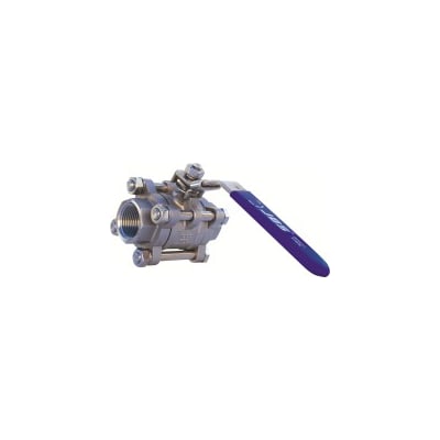 JBS Ball Valve 3pc Stainless Steel Grade 316 65mm