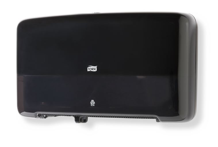 T2 Mini Jumbo Twin Dispenser Black - Tork