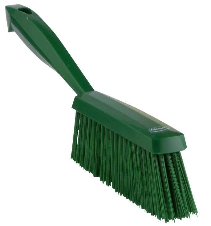 Vikan Hand Bannister Brush, Medium Bristle 330mm - Green