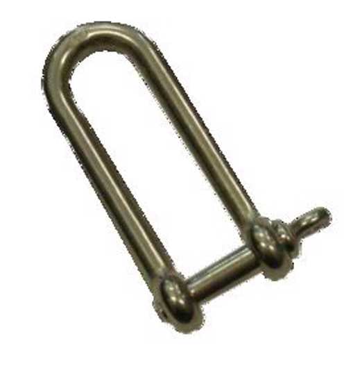 Long Dee SS316 Non-Lifting Shackle SS316 M6 (Each)