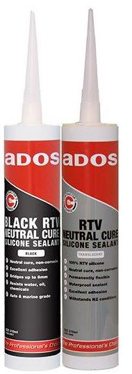 ADOS 8367 Neutral Cure RTV Silicone Black 310ml