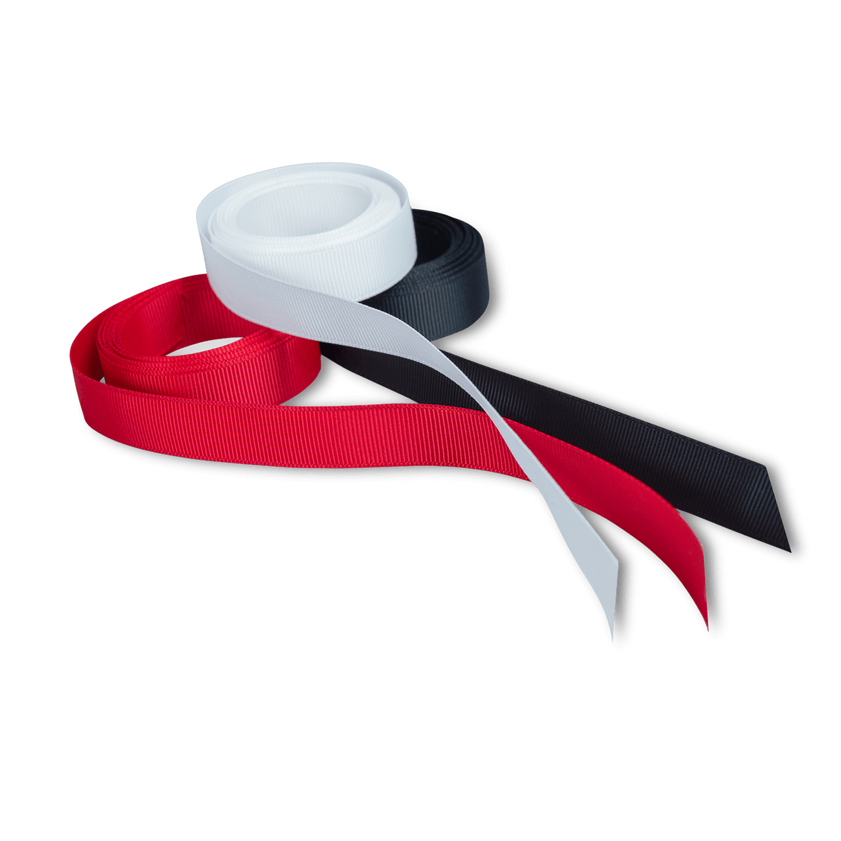Gift Ribbon - Grosgrain White 15mm x 20m (Roll)