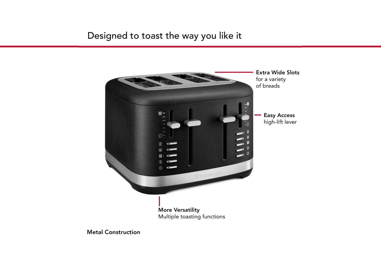 KitchenAid - 4 Slice Toaster KMT4109