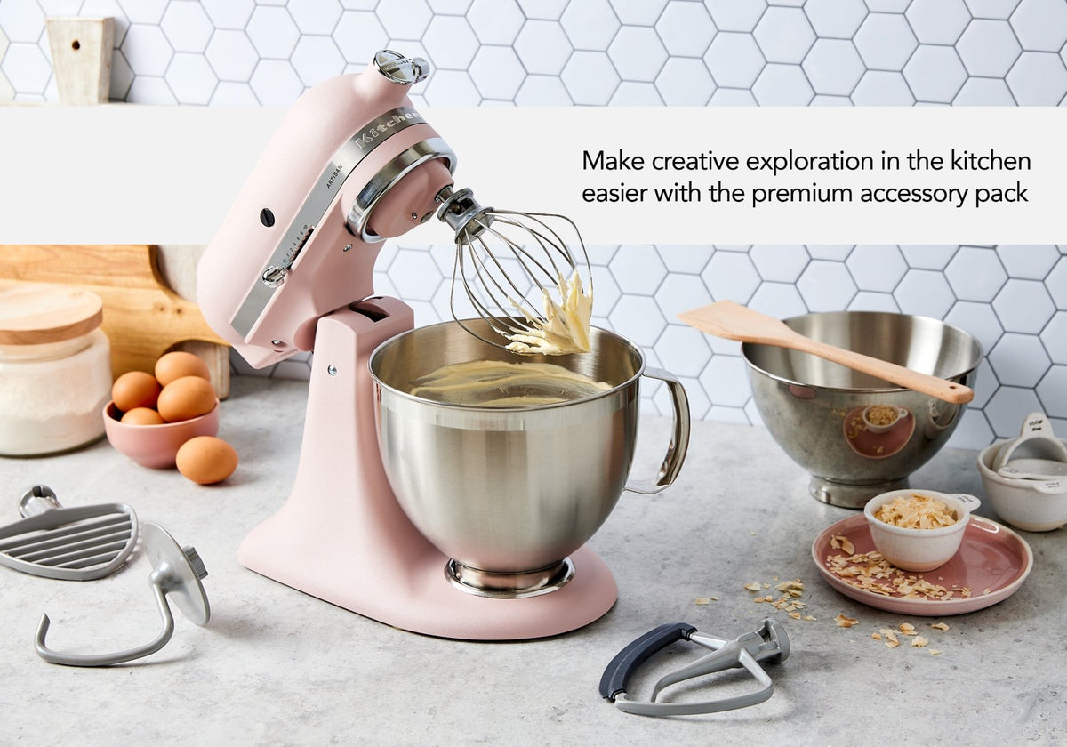 Artisan Tilt Head Stand Mixer - Kitchen Aid KSM195 (Feathered Pink)