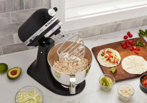 Pastry Beater for KitcheAid Tilt Head Mixer Silver Coated (5KSMPB5)