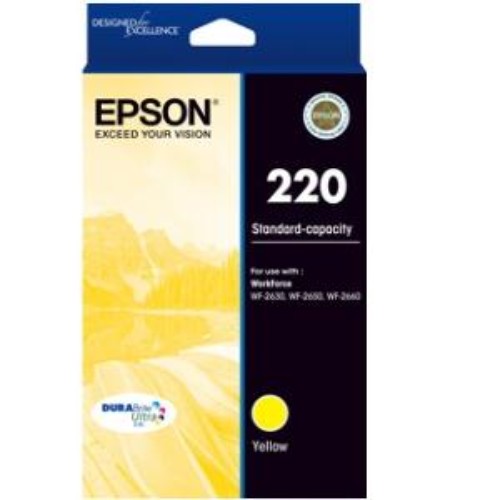Cartridge - 220 - Std Capacity DURABrite Ultra - Yellow Ink Cartridge