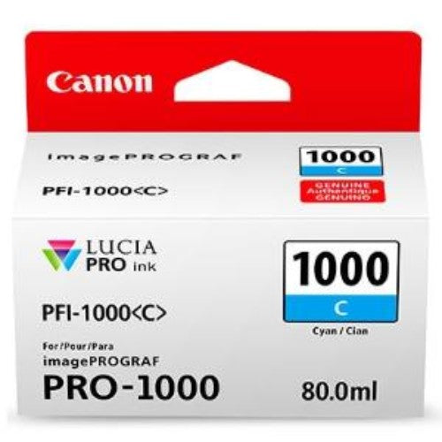 Ink Cartridge-PFI-1000 Cyan Ink Tank
