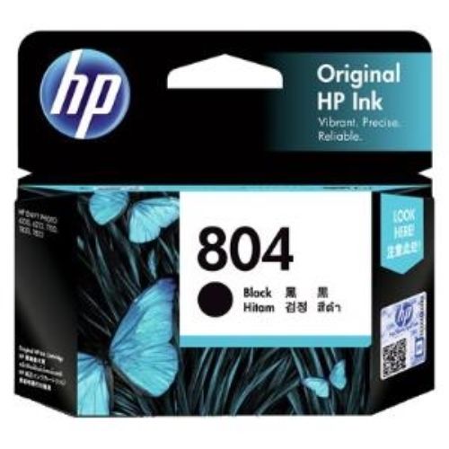 HP 804 Ink Cartridge - Black - Inkjet - 200 Pages