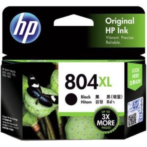 HP 804XL Ink Cartridge - Black - Inkjet - High Yield - 600 Pages